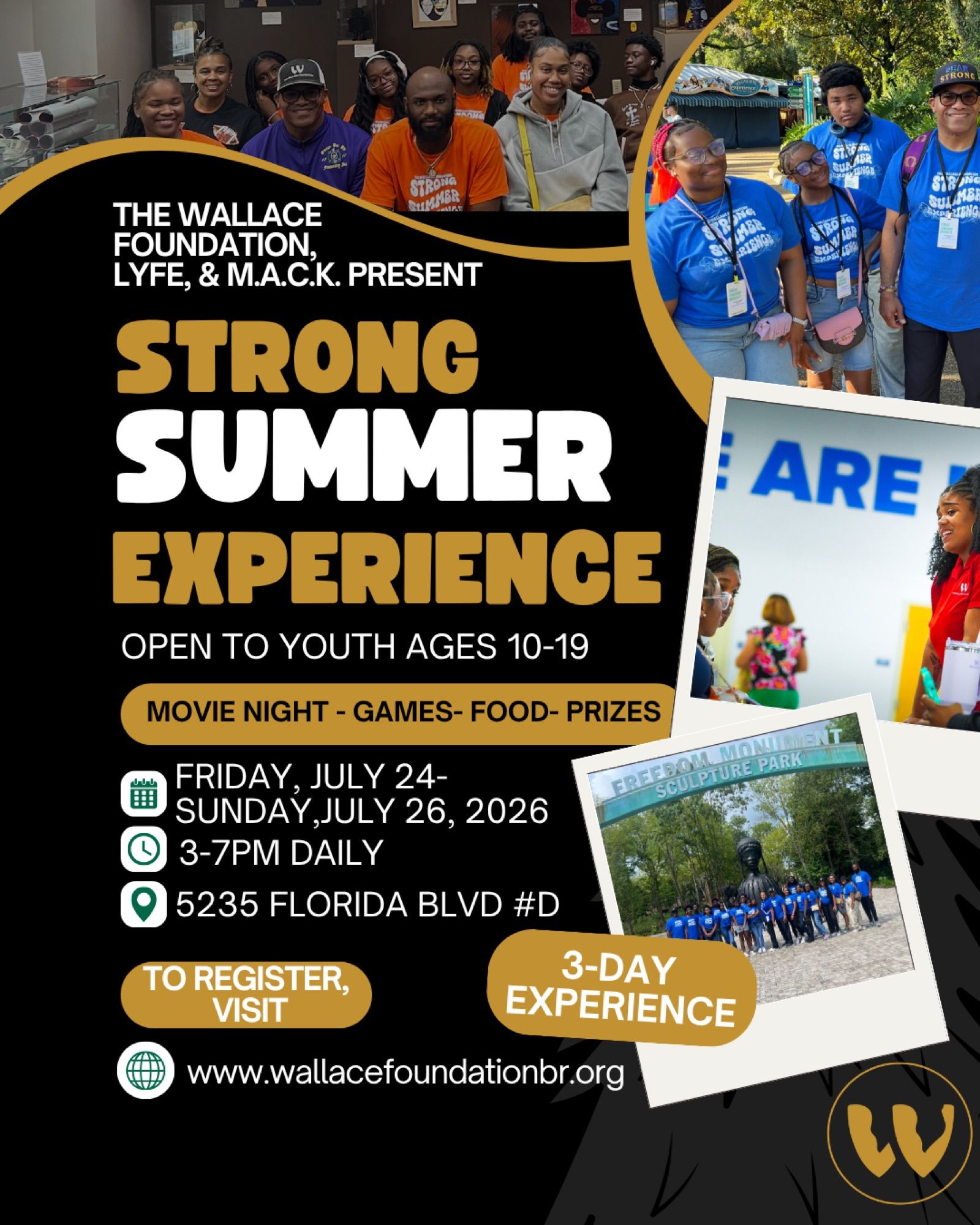 Flyer for Strong Summer Experience